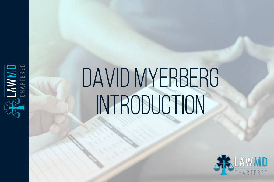 David Myerberg Introduction